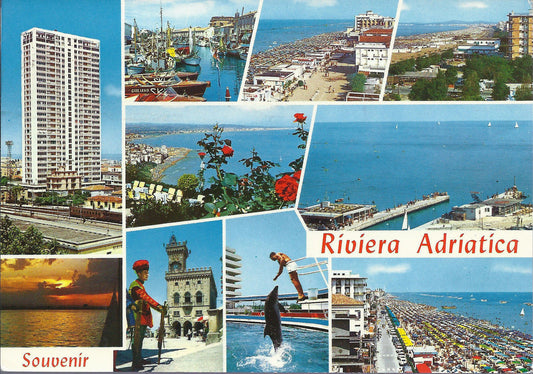 RIVIERA ADRIATICA - SOUVENIR - 9 VEDUTINE - V1970