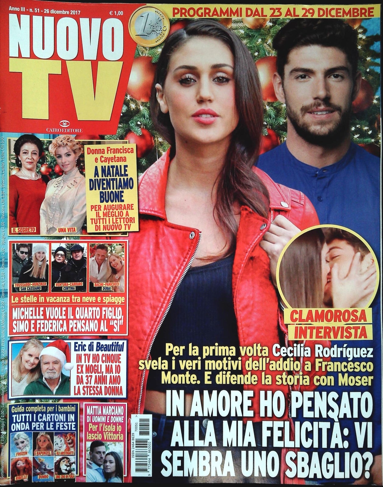 NUOVO TV 26 DICEMBRE 2017 - CECILIA RODRIGUEZ - MICHELLE HUNZICKER -