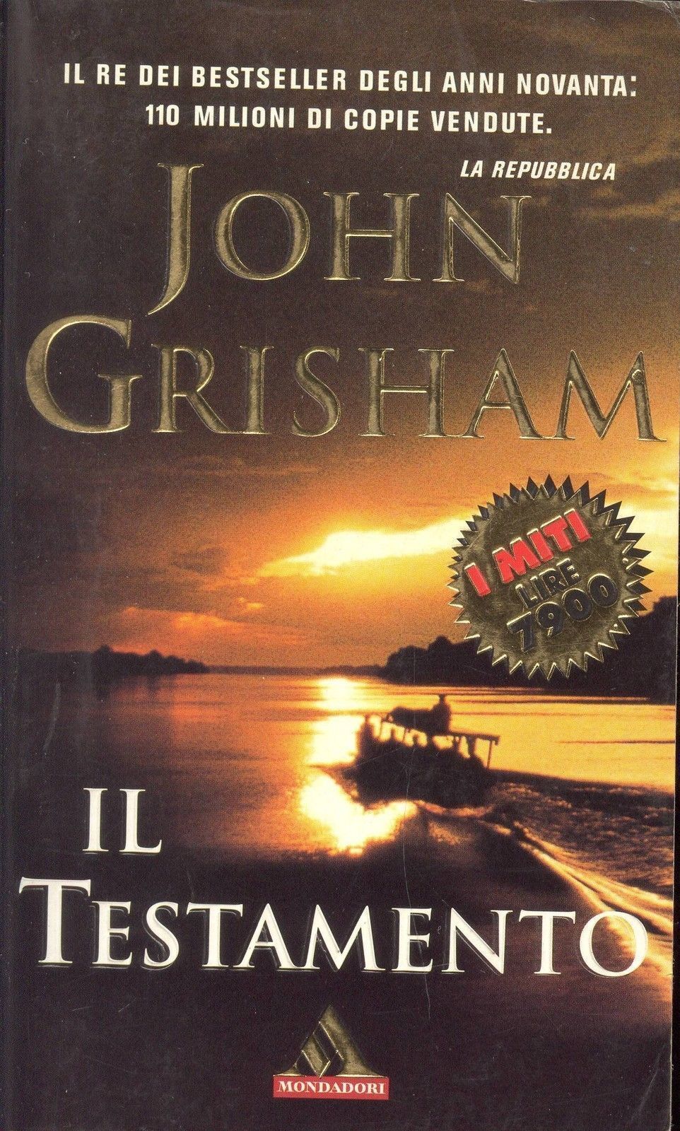 IL TESTAMENTO - JOHN GRHSHAM - ED. I MITI 1999 - OUTLET DEL LIBRO