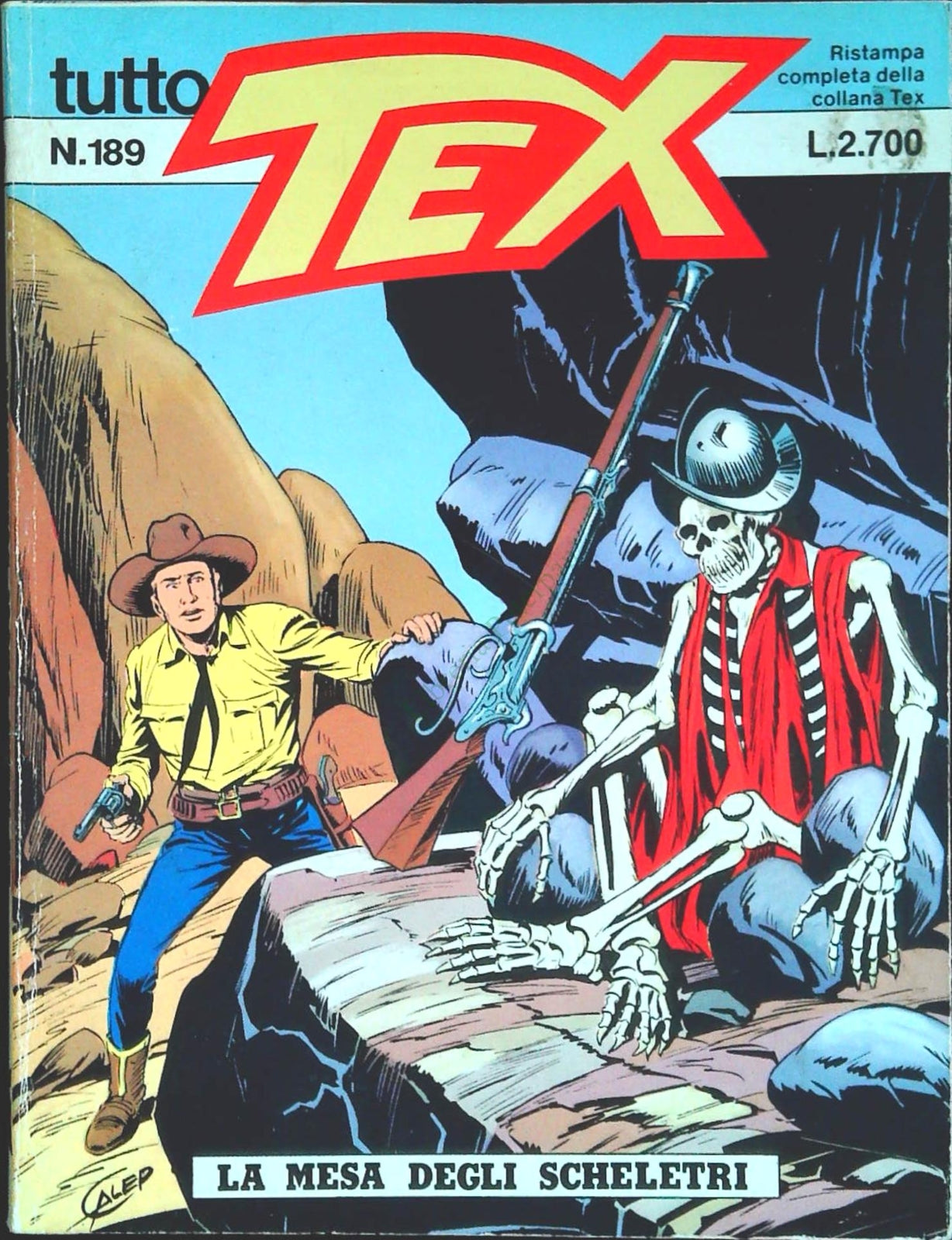 TUTTO TEX N. 189 - LA MESA DEGLI SCHELETRI - OUTLET DEL LIBRO