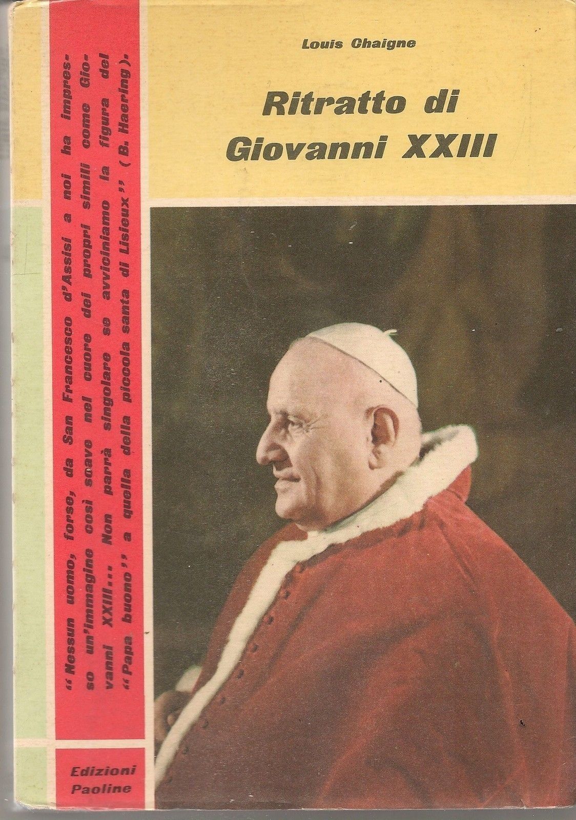 RITRATTO DI GIOVANNI XXIII - LOUIS CHAIGNE