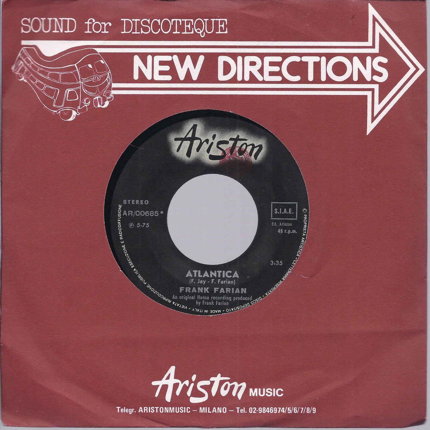 ATLANTICA - MY DECISION # FRANK FARIAN ( Boney M )