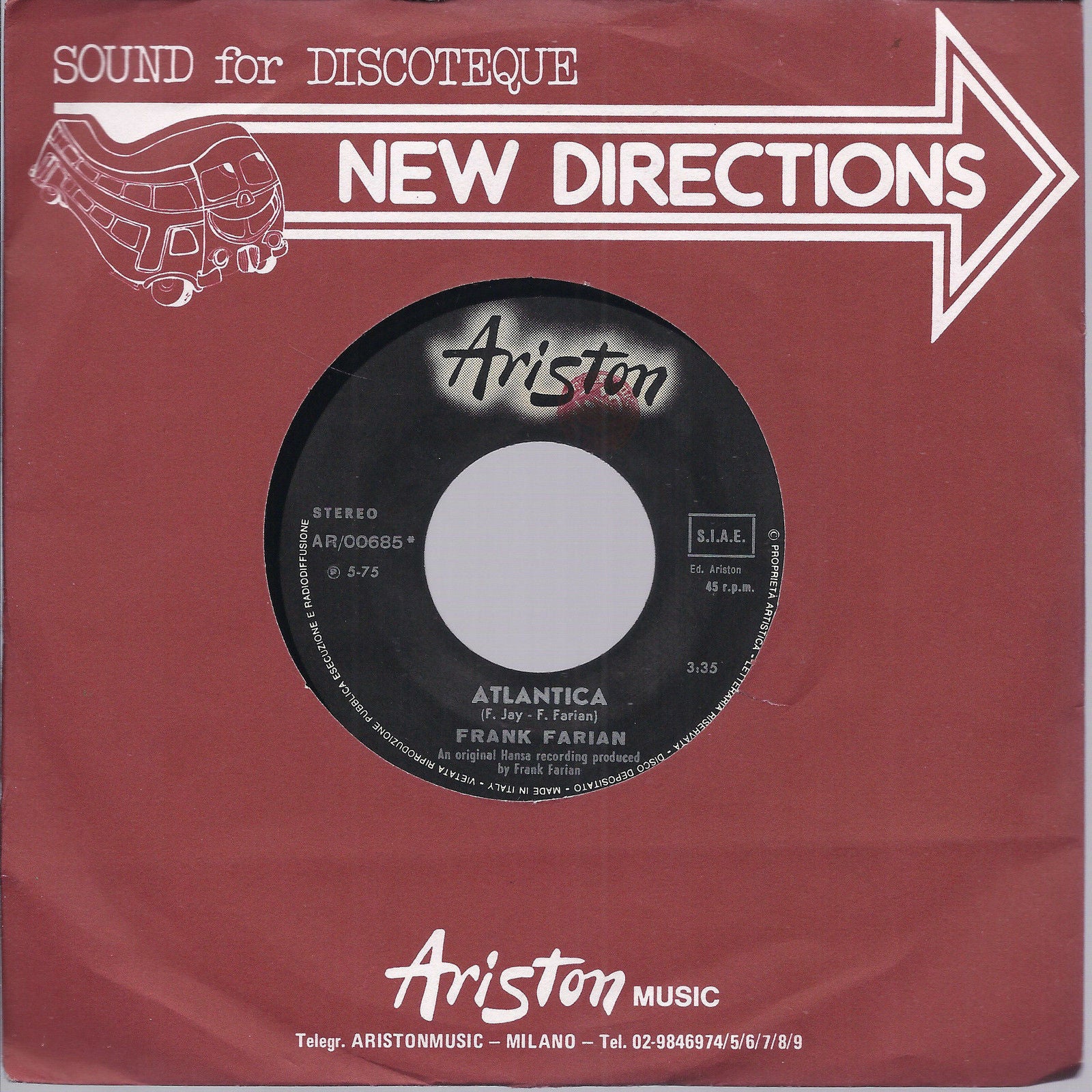 ATLANTICA - MY DECISION # FRANK FARIAN ( Boney M )