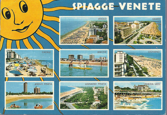 SPIAGGE VENETE - 8 VEDUTE - VSD - FG