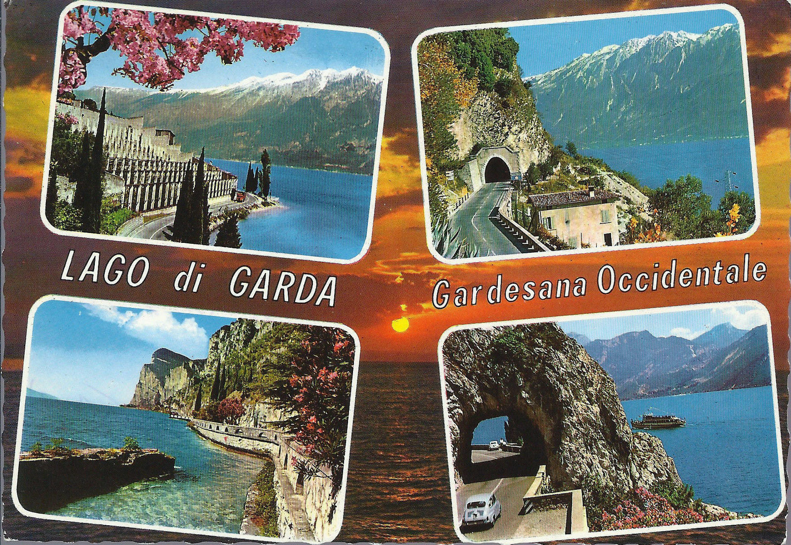 LAGO DI GARDA - GARDESANA OCCIDENTALE - 4 VEDUTE - VSD