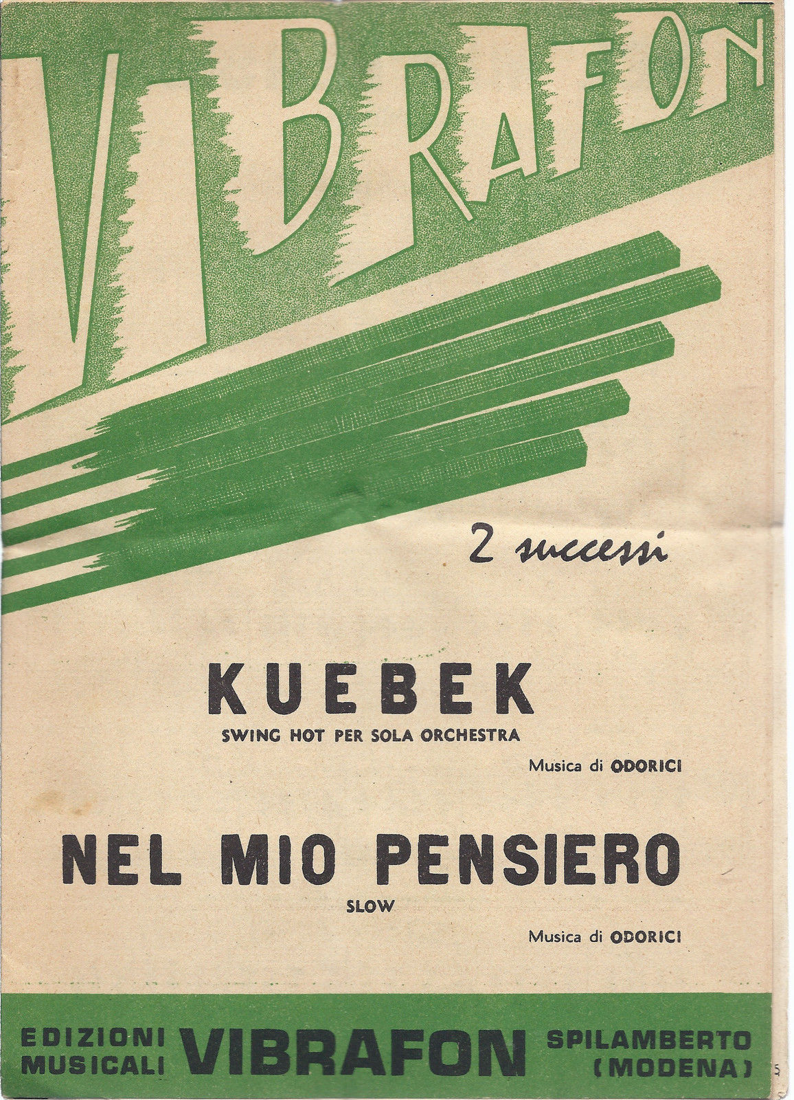 KUEBEK - NEL MIO PENSIERO (Odorici) # SPARTITO