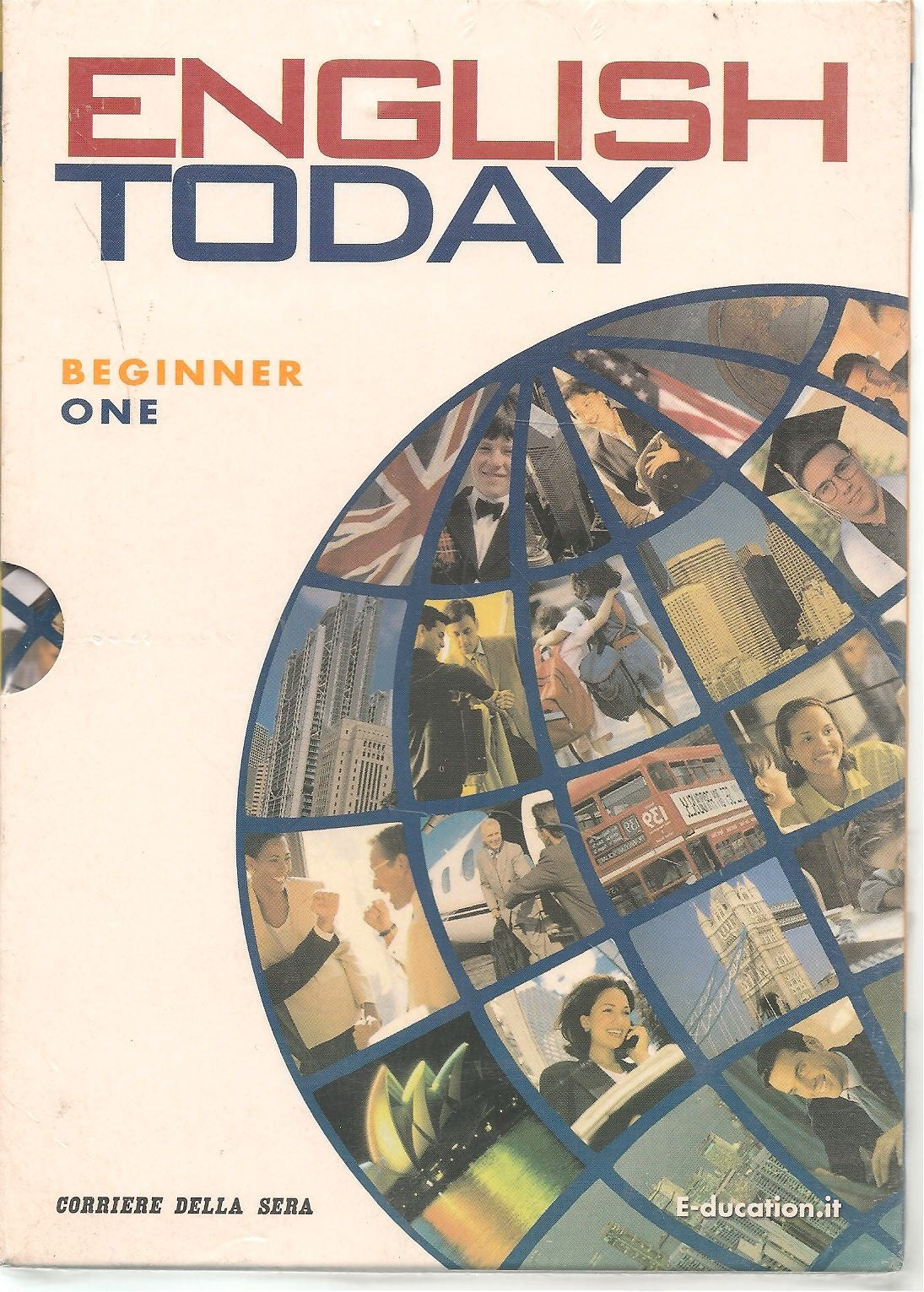 ENGLISH TODAY n. 1 - BEGINNER LEVEL ONE - DVD - LIBRO - CD AUDIO