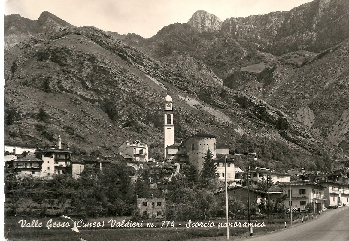 VALDIERI - VALLE GESSO - SCORCIO PANORAMICO - NV
