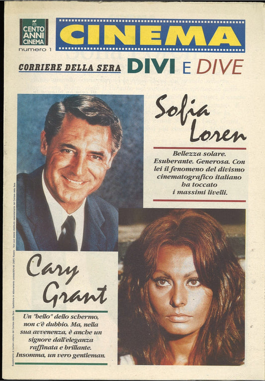 CINEMA. DIVI E DIVE N. 1 - SOFIA LOREN - CARY GRANT