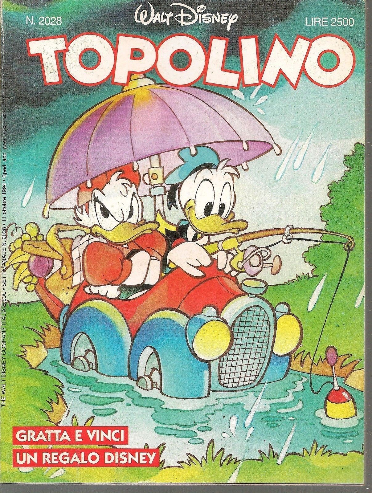 TOPOLINO N° 2028 - 11 OTTOBRE 1994