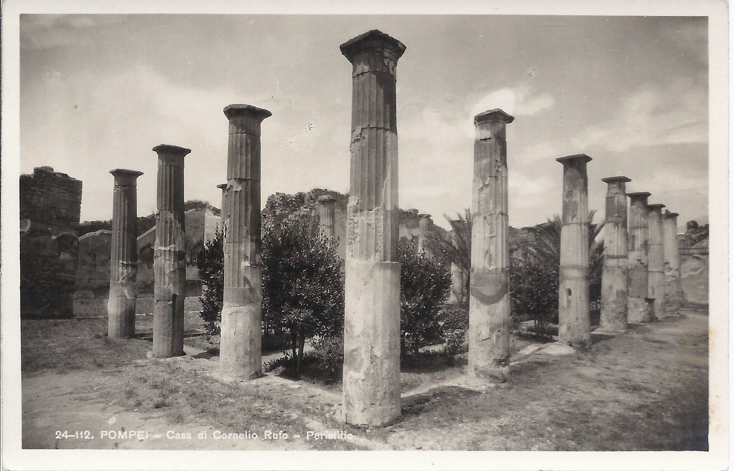 POMPEI - CASA DI CORNELIO RUFO - PERISTILIO - NV - FP - Ed. 