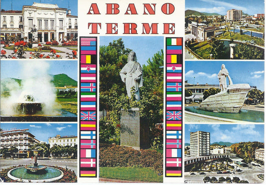ABANO TERME - 7 VEDUTE - V 1988 - FG