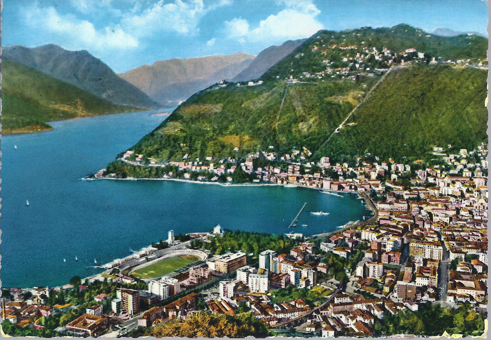 COMO E BRUNATE - PANORAMA - V 1964 - FG