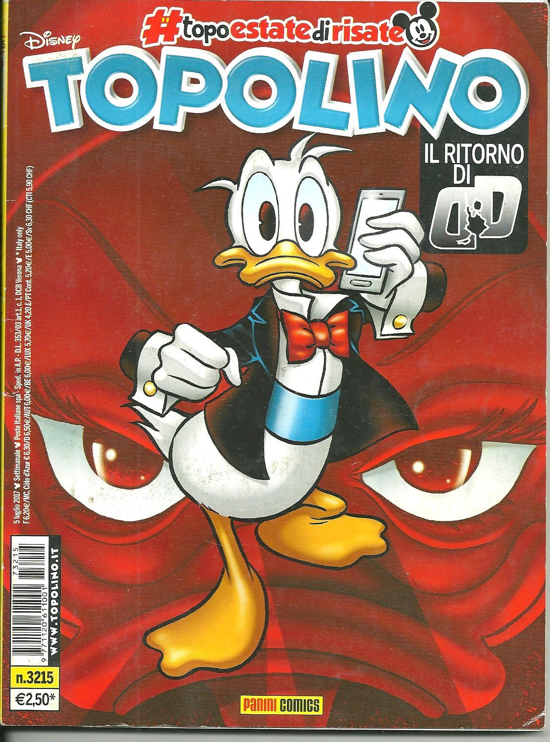 TOPOLINO N. 3215 - 5 LUGLIO 2017
