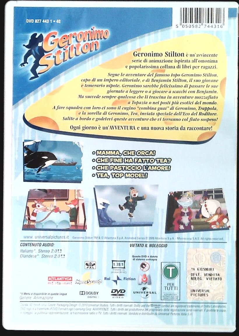 GERONIMO STILTON. MAMMA CHE ORCA - DVD