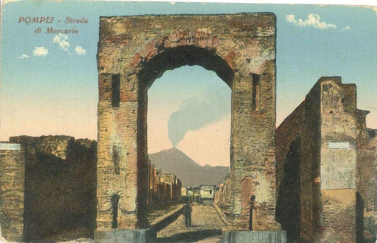 POMPEI - STRADA DI MERCURIO - COLORATA - NV