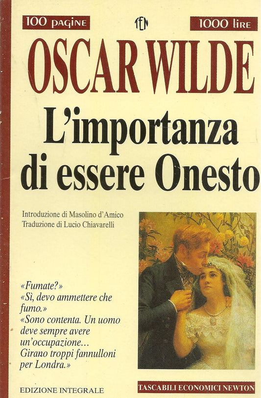 L'IMPORTANZA DI ESSERE ONESTO - OSCAR WILDE - NEWTON 1994 - OUTLET DEL LIBRO