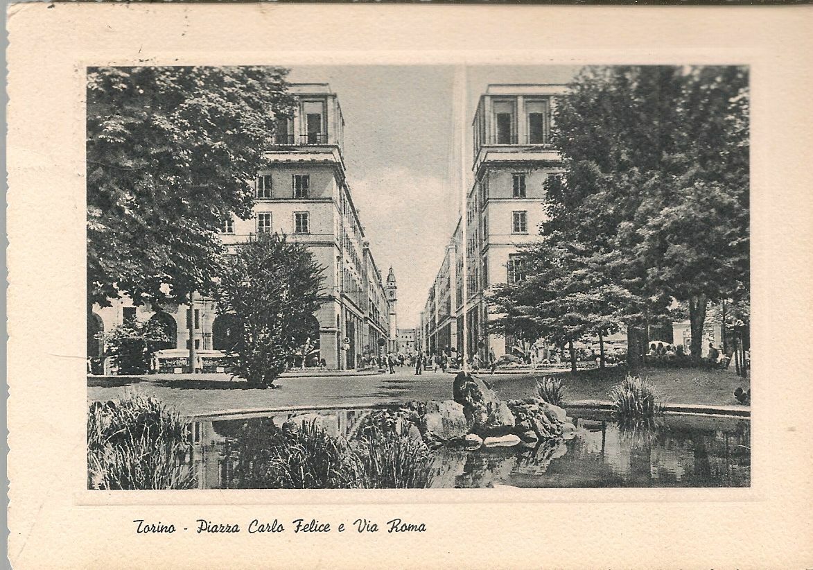 TORINO - PIAZZA CARLO FELICE  EVIA ROMA - V1957