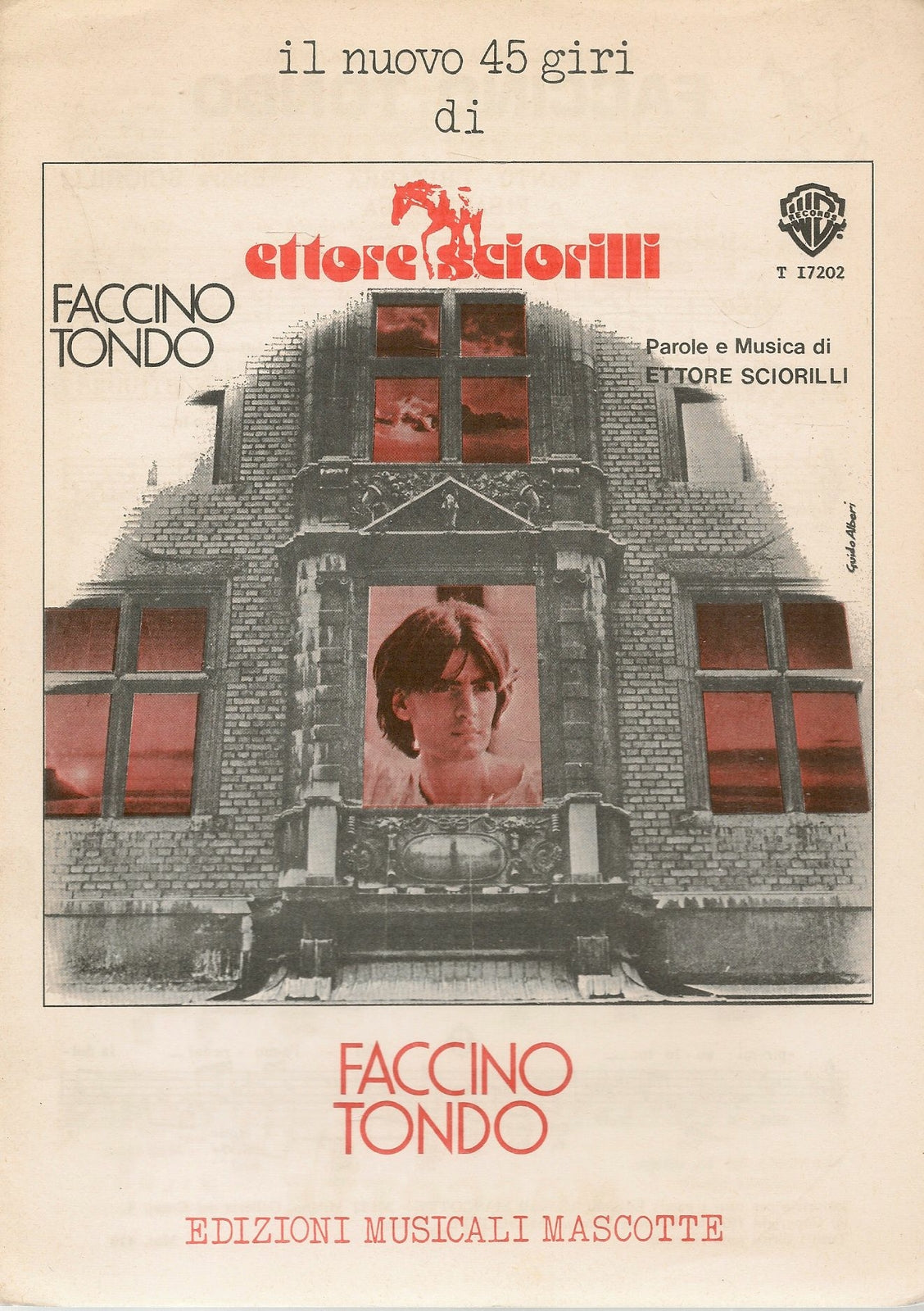 FACCINO TONDO - ETTORE SCIORILLI - SPARTITO-SHEET MUSIC