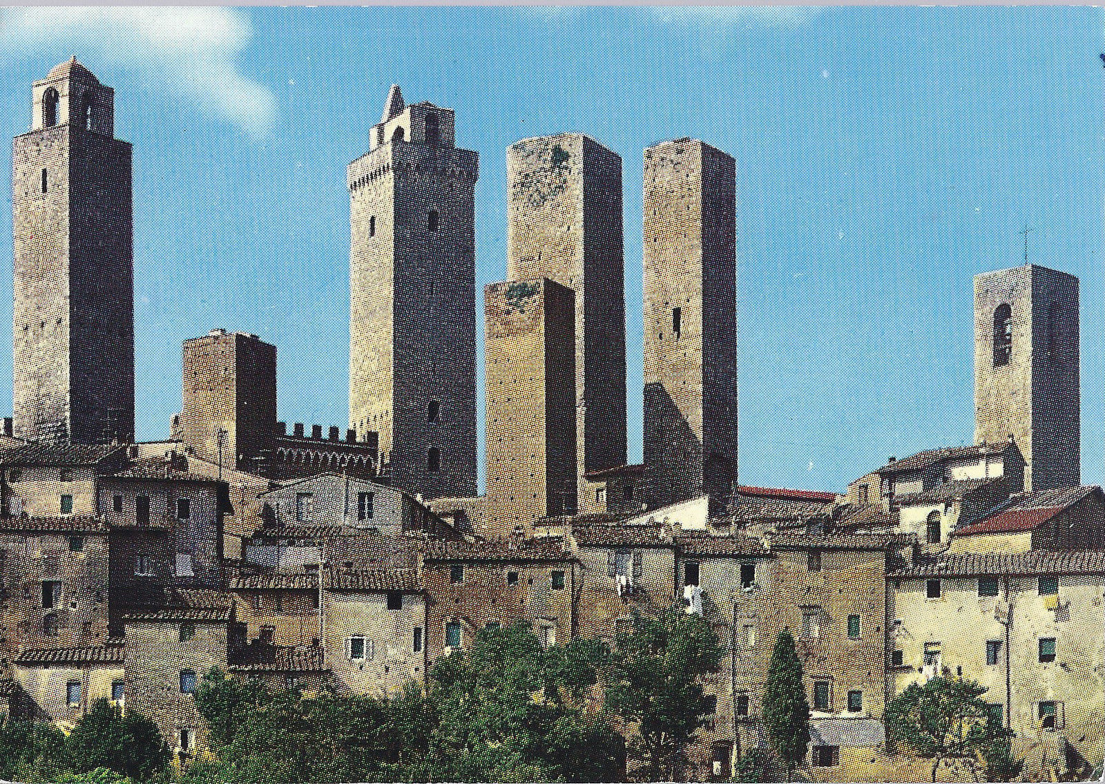 CITTA' DI SAN GIMIGNANO - PANORAMA - V 1970 - FG