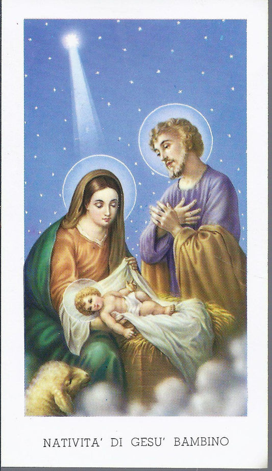 NATIVITA' DI GESU' BAMBINO - SANTINO - AS015-146 -