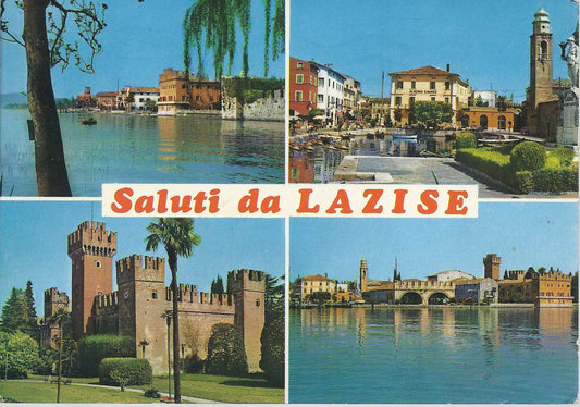LAZISE - SALUTI - 4 VEDUTE - V1984