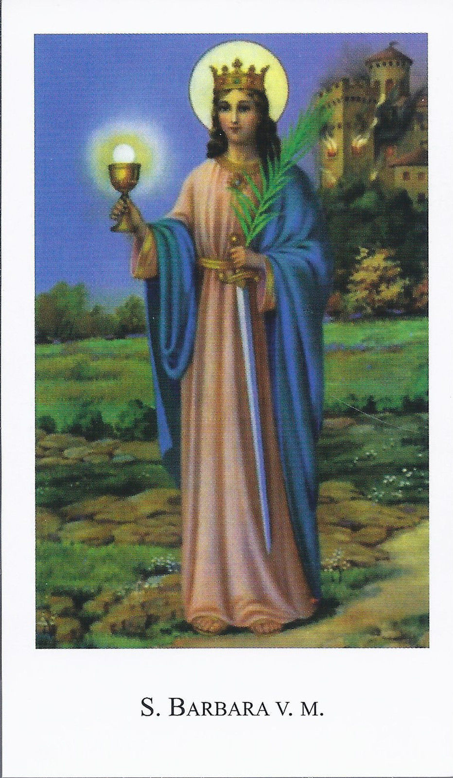 S. BARBARA V. M.  - SANTINO - AS014-015 - Ed. Paco