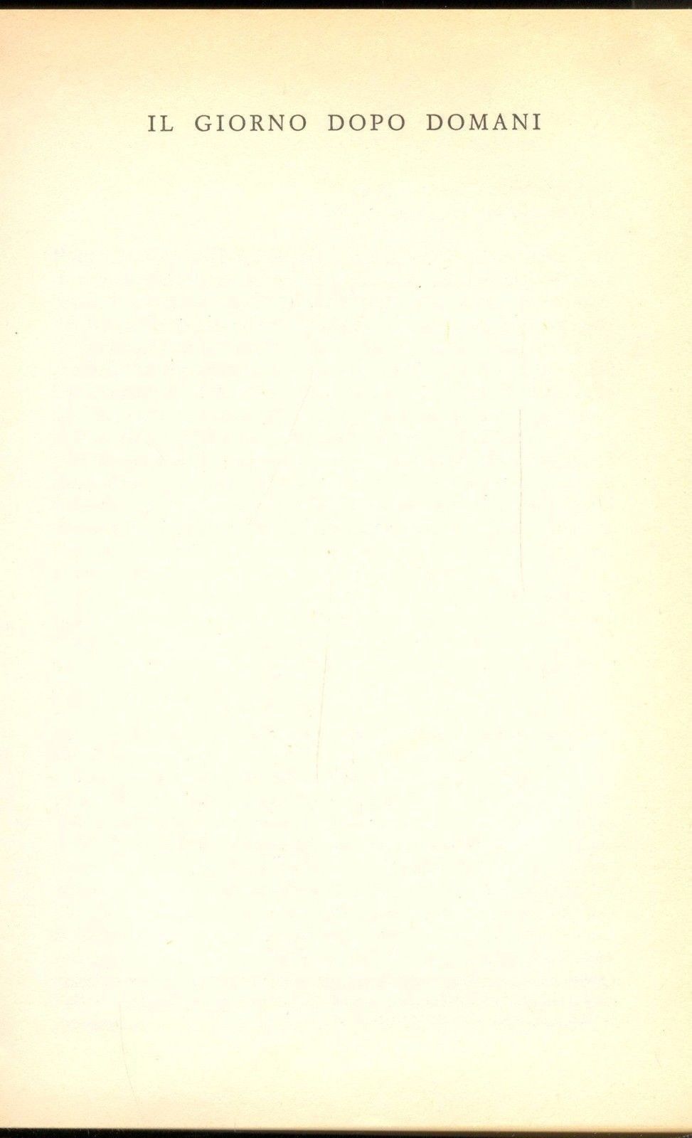 IL GIORNO DOPO DOMANI - ALLAN FOLSOM