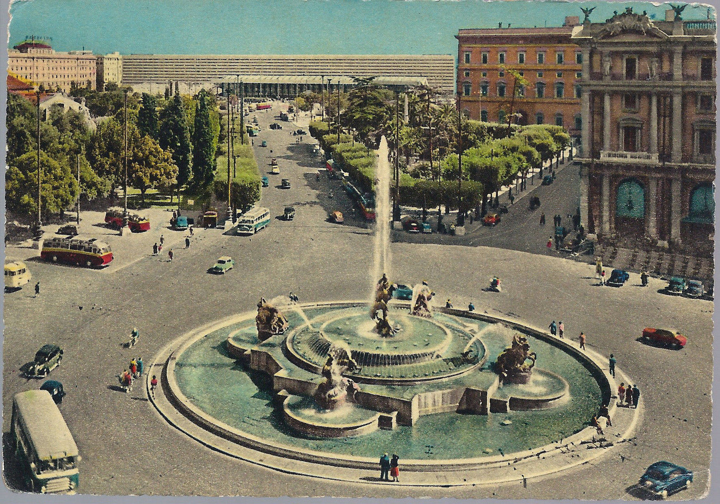 ROMA - PIAZZA DELL'ESEDRA E STAZIONE TERMINI - NV - FG 