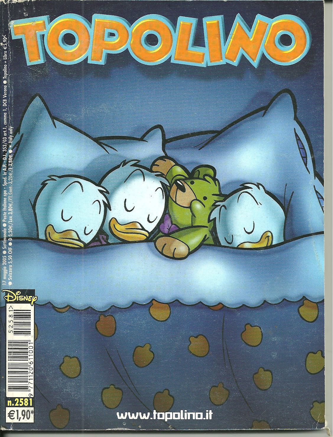 TOPOLINO N. 2581 - 17 MAGGIO 2005