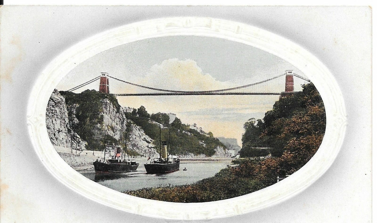 BRISTOL - CLIFTON SUSPENSION BRIDGE FROM LEIGH WOODS - NV/NT