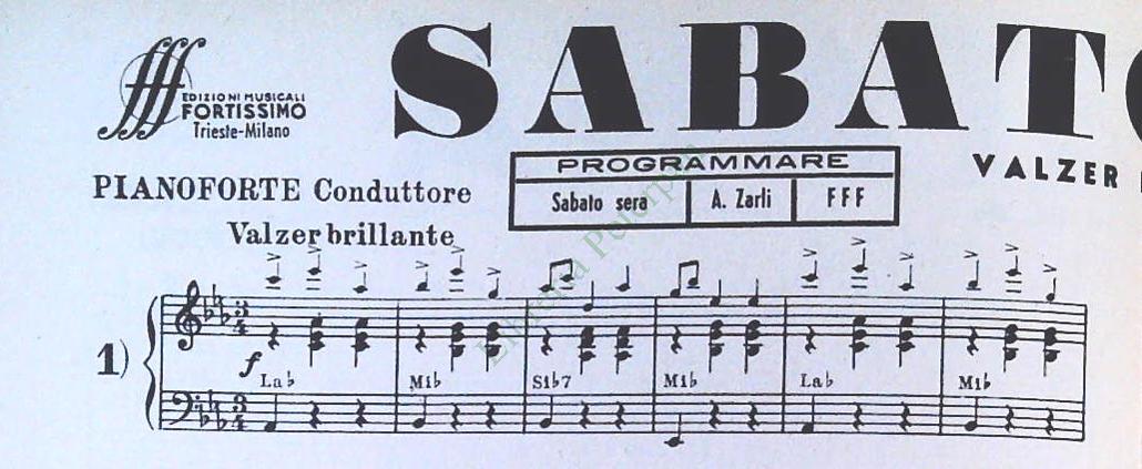ATHOS ZARLI. SERIE CAMAPOGNOLA - 4 BRANI - SPARTITO-SHEET MUSIC