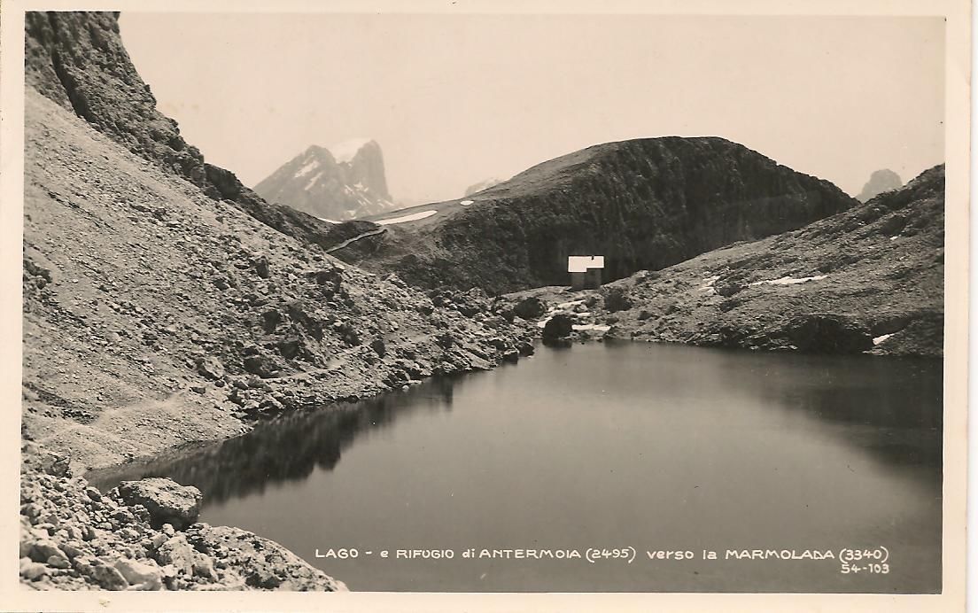 LAGO E RIFUGIO ANTERMOIA - PANORAMA - NV