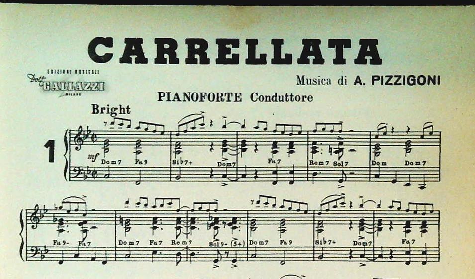 FRANCO MOJOLI E I SUOI AMICI - 4 BRANI - SPARTITO-SHEET MUSIC