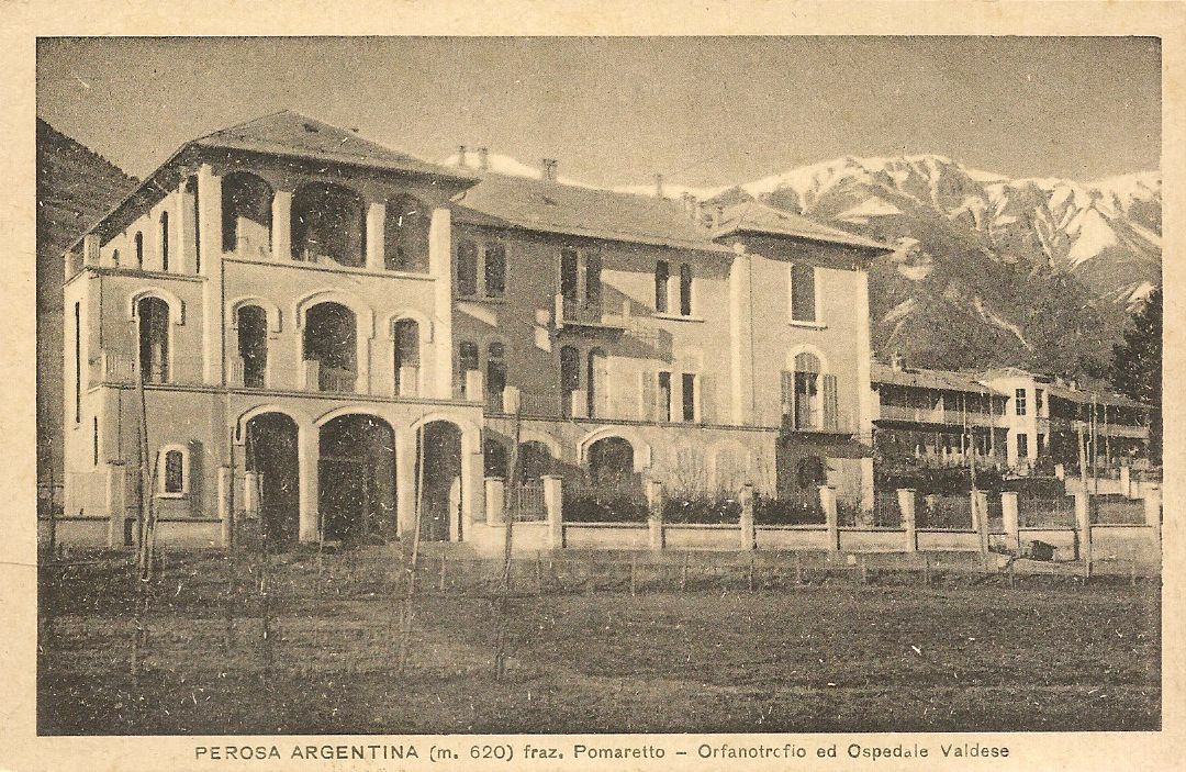 PEROSA ARGENTINA FRAZ. POMARETTO - ORFANATROFIO E OSPEDALE VALDESE - NV