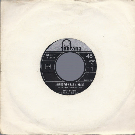 ANYONE WHO HAD A HEART - THE LOVE OF A BOY # DIONNE WARWICK