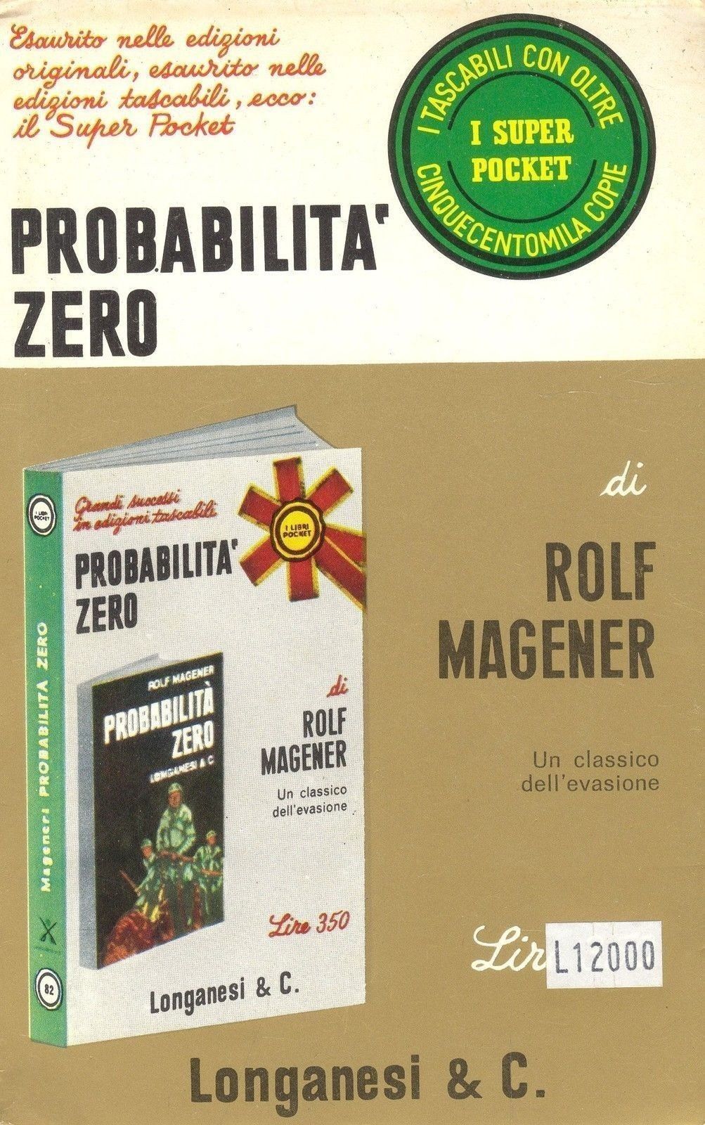 PROBABILITA' ZERO - ROLF MAGENER