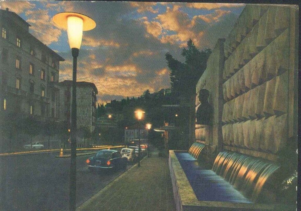 BERGAMO - MONUMENTO A LOCATELLI - NOTTURNO - VSD