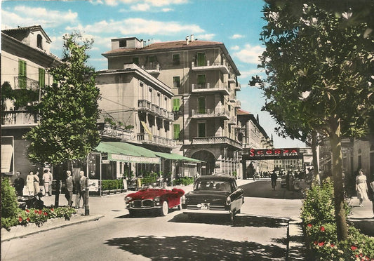 ACQUI TERME - CORSO BAGNI - ACQUARELLATA - V1963