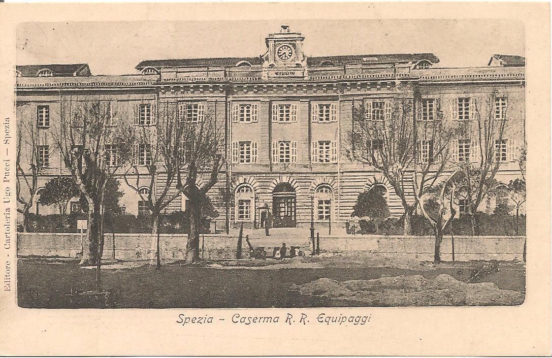 LA SPEZIA - CASERMA R.R. EQUIPAGGI - DORSO UNITO - NV
