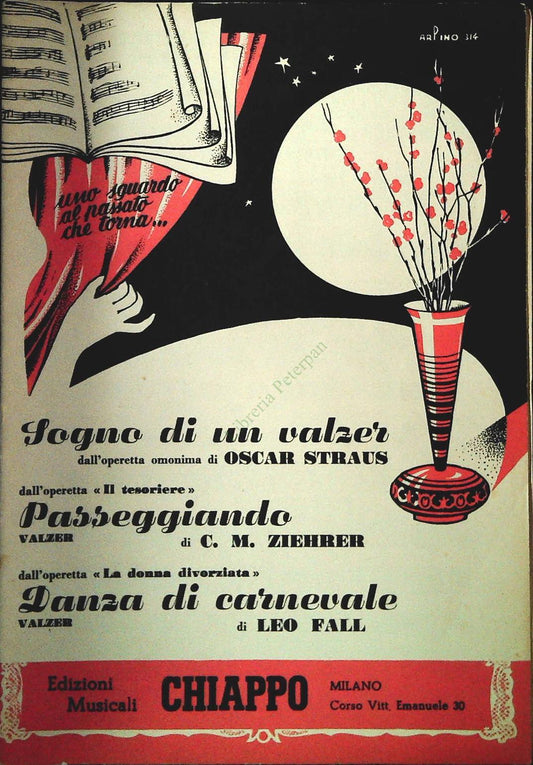 SOGNO DI UN VALZER - PASSEGGIANDOO - DANZA DI CARNEVALE - SPARTITO-SHEET MUSIC
