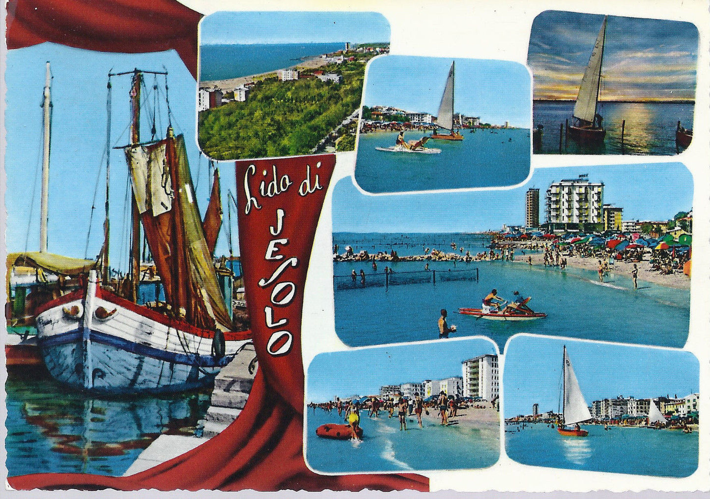 LIDO DI JESOLO - VEDUTINE VARIE - V 1968 - FG