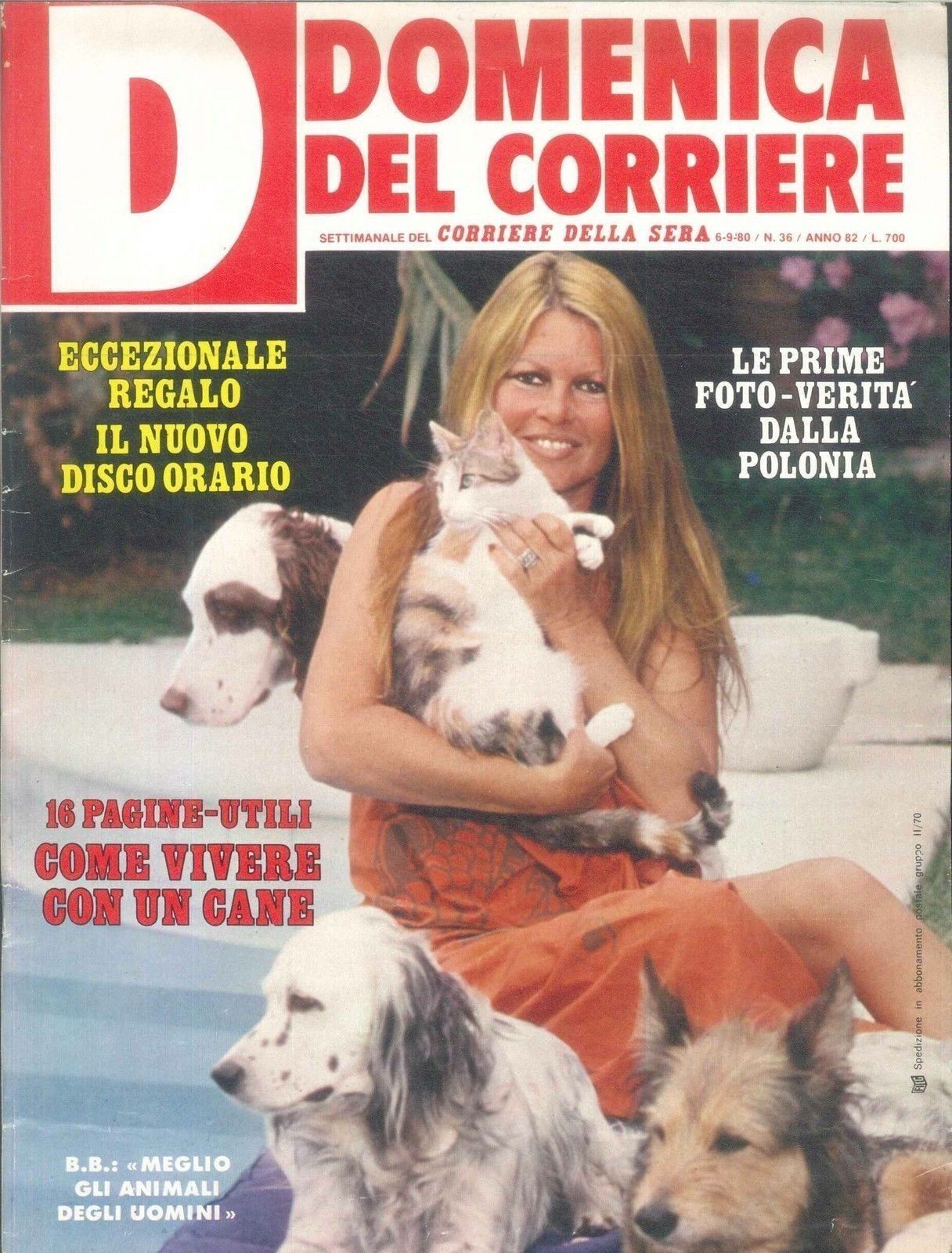 DOMENICA DEL CORRIERE N 36 - 6 SETTEMBRE 1980