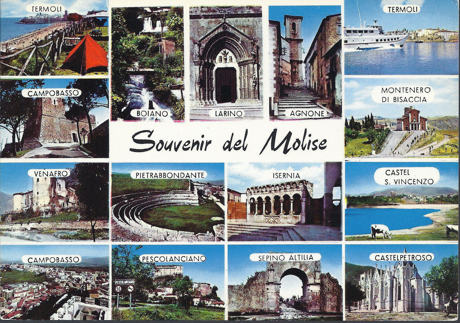 MOLISE - SOUVENIR - 15 VEDUTINE - V1970