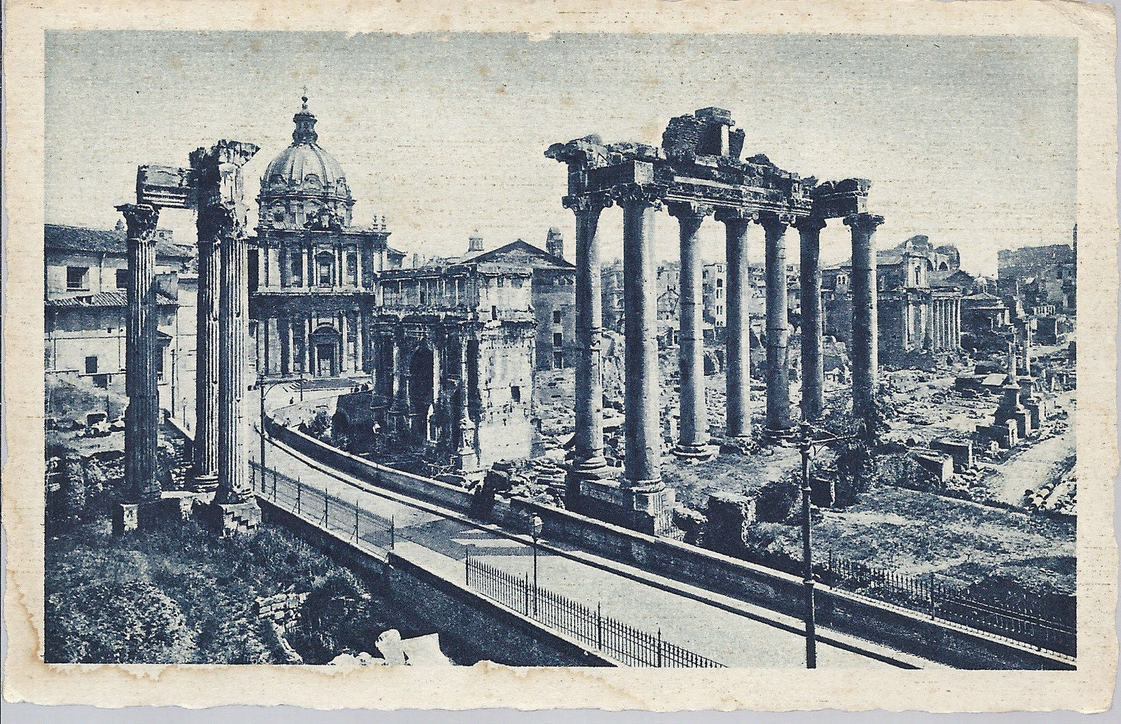 ROMA - PARTE DEL FORO ROMANO COI NUOVI SCAVI - NV - AZZURRAT