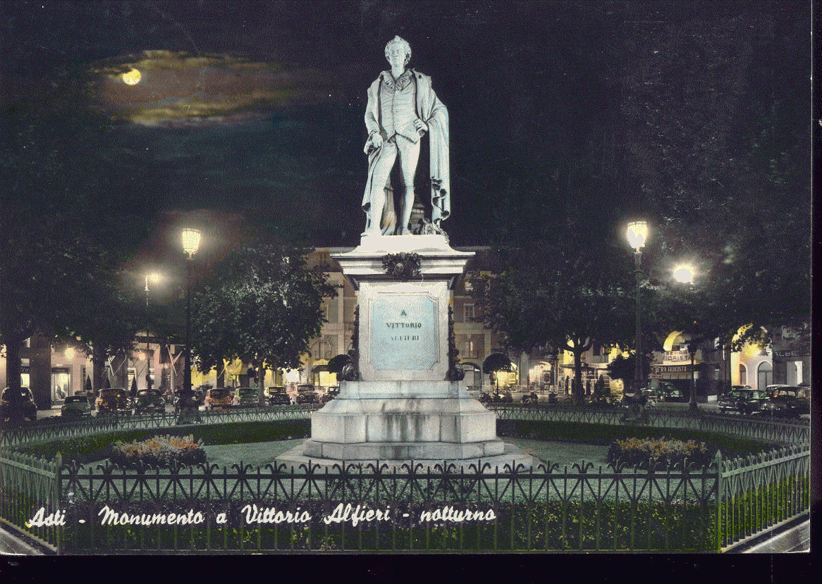 ASTI - MONUMENTO A V. ALFIERI - NOTTURNO - V