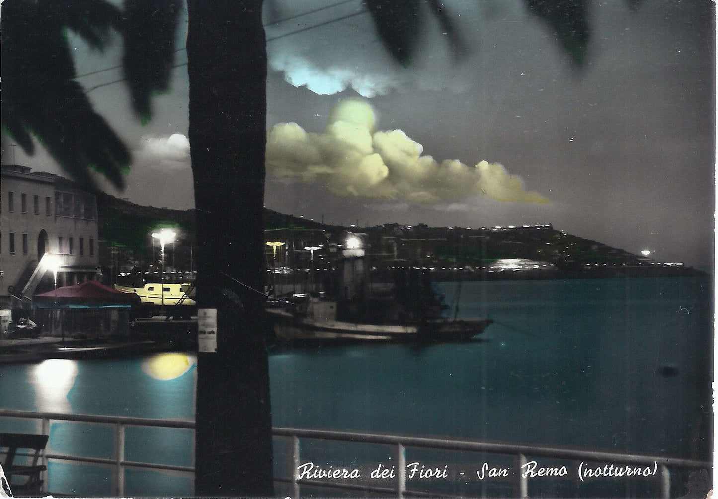SANREMO - RIVIERA DEI FIORI - NOTTURNO - V 1974 - FG - Acqua