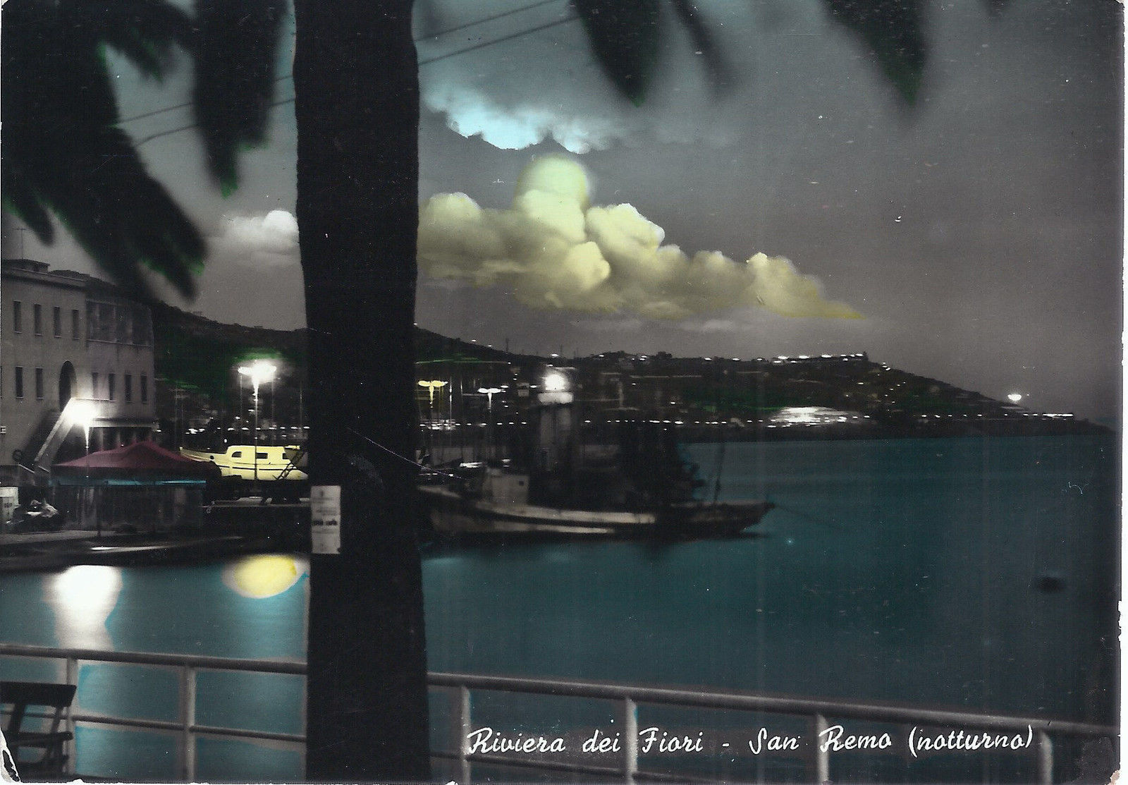 SANREMO - RIVIERA DEI FIORI - NOTTURNO - V 1974 - FG - Acqua