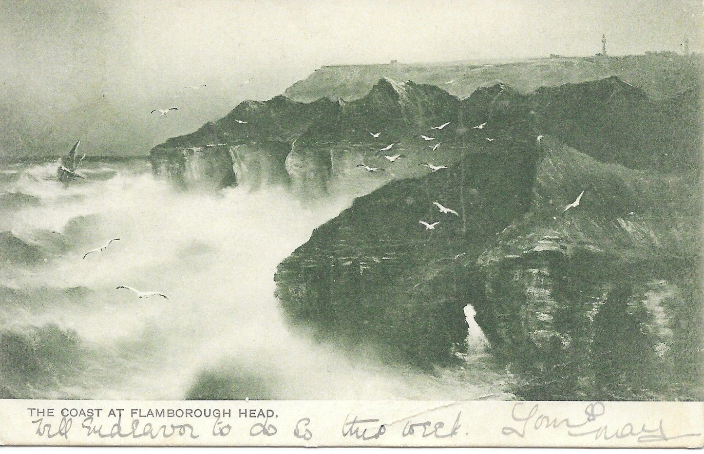 THE COAST AT FLAMBOROUGH HEAD - V/T