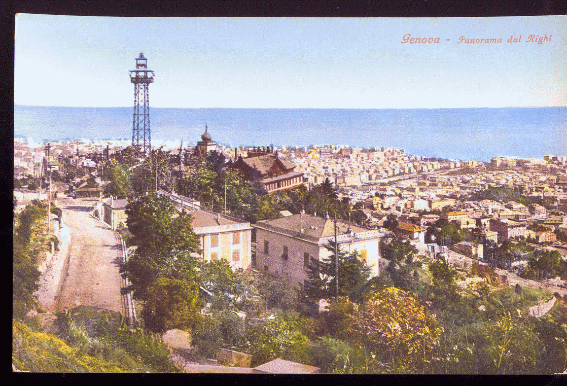 GENOVA - PANORAMA DAL RIGHI - NV